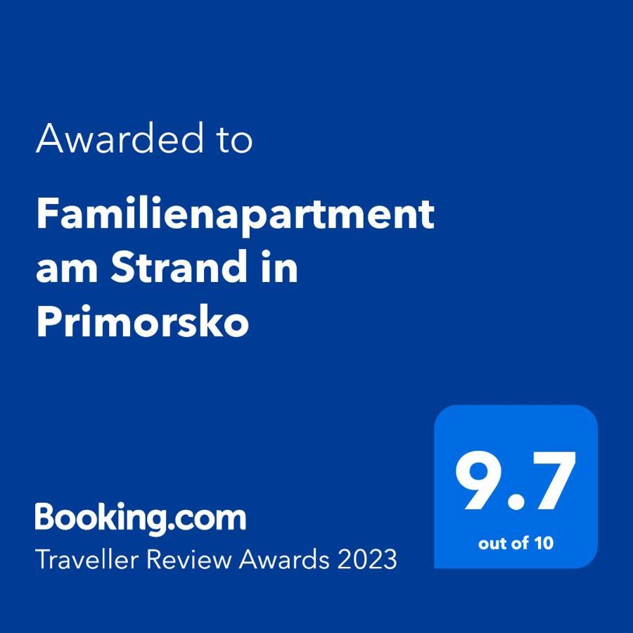 Familienapartment Am Strand In Приморско Екстериор снимка